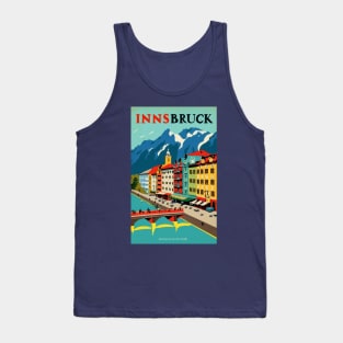 A Vintage Travel Art of Innsbruck - Austria Tank Top